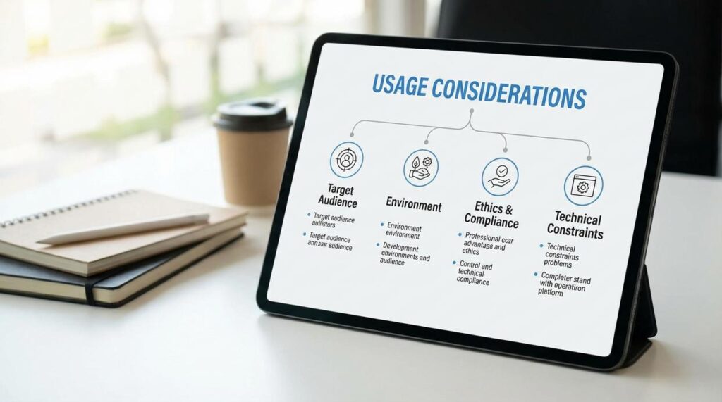 Usage Considerations